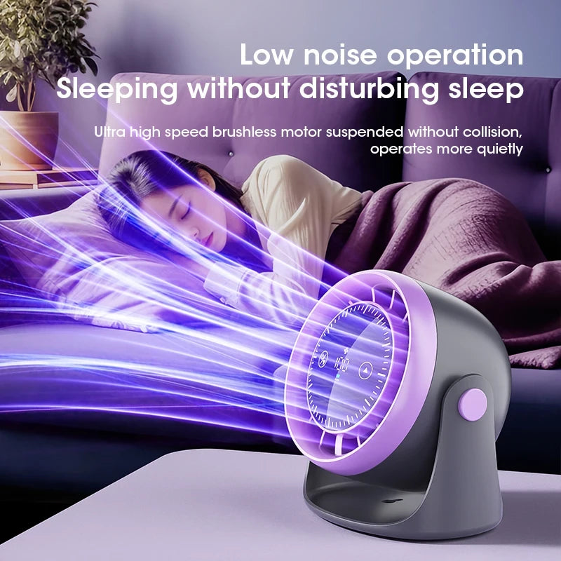 Touchscreen Mini Desk Fan